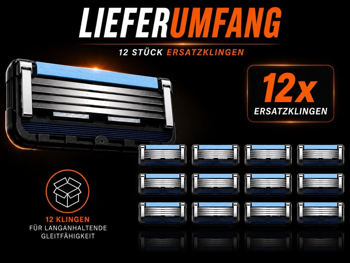 Gillette Fusion5 ProGlide Ersatzklinge – Produktfoto (Ansicht 64)