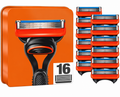 Rasierklingen für GILLETTE FUSION 5 PROGLIDE Edelstahl-Klingen Ersatz-Klingen (16er Pack)