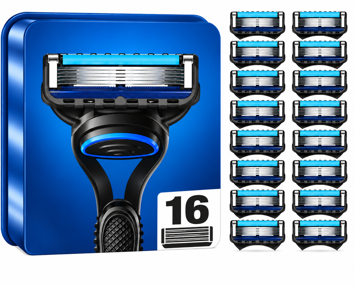 RASIERKLINGEN FÜR GILLETTE FUSION 5 PROGLIDE EDELSTAHL-KLINGEN ERSATZ KLINGEN