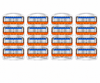 16 Ersatzklingen für Gillette Fusion5 ProGlide in vier transparenten Blisterverpackungen