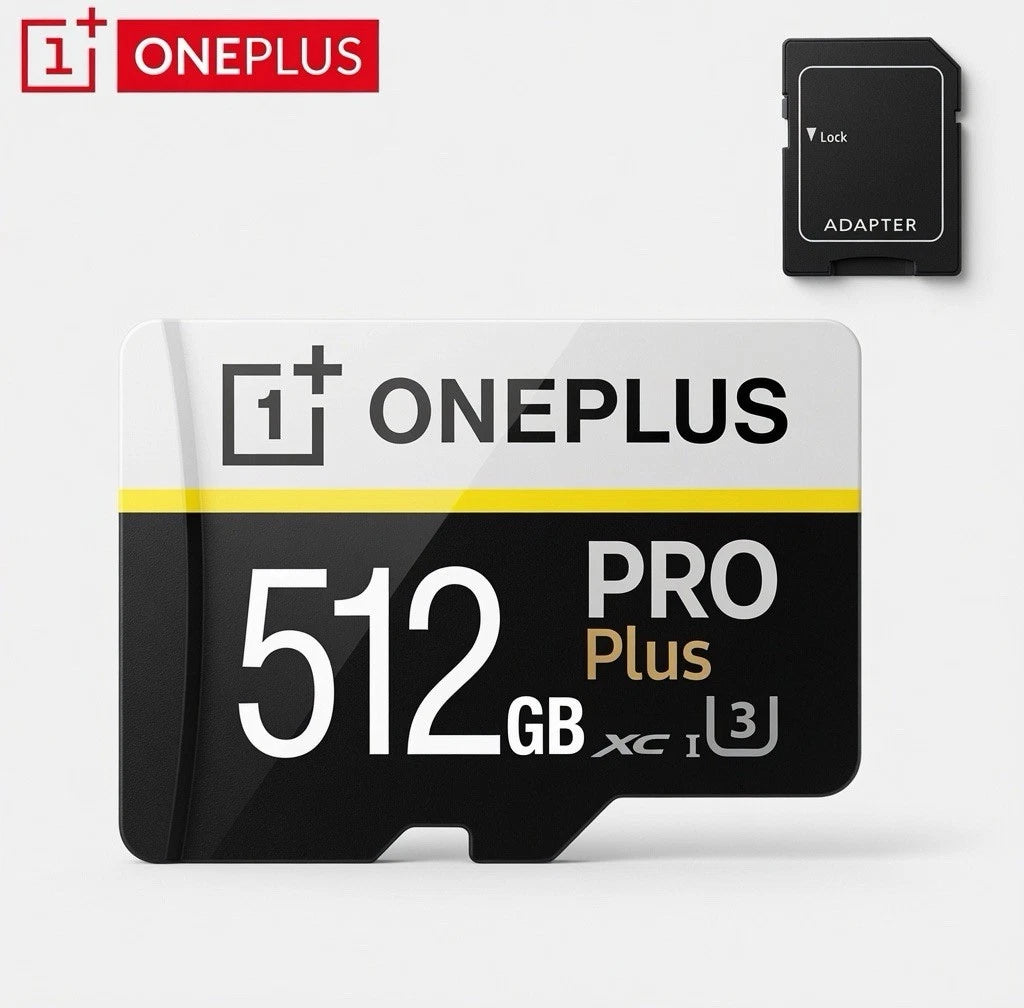 Micro SD Speicherkarte 512GB mit Adapter – Verpackung