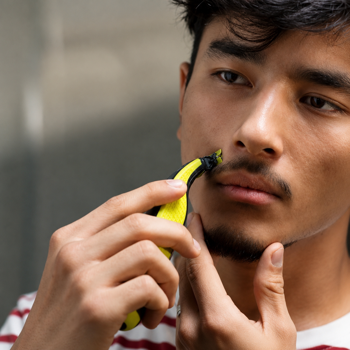 Philips OneBlade Ersatzklinge – Produktgrafik mit Informationen (Ansicht 1)