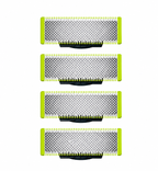 4 Rasierklingen für Philips OneBlade, Klingen von vorne