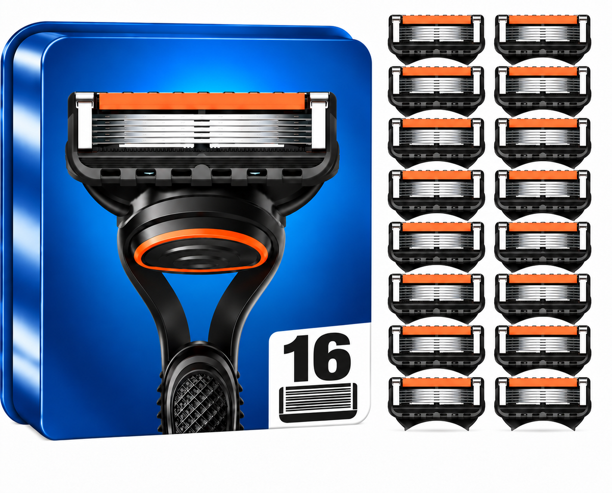 RASIERKLINGEN FÜR GILLETTE FUSION 5 PROGLIDE EDELSTAHL-KLINGEN ERSATZ KLINGEN