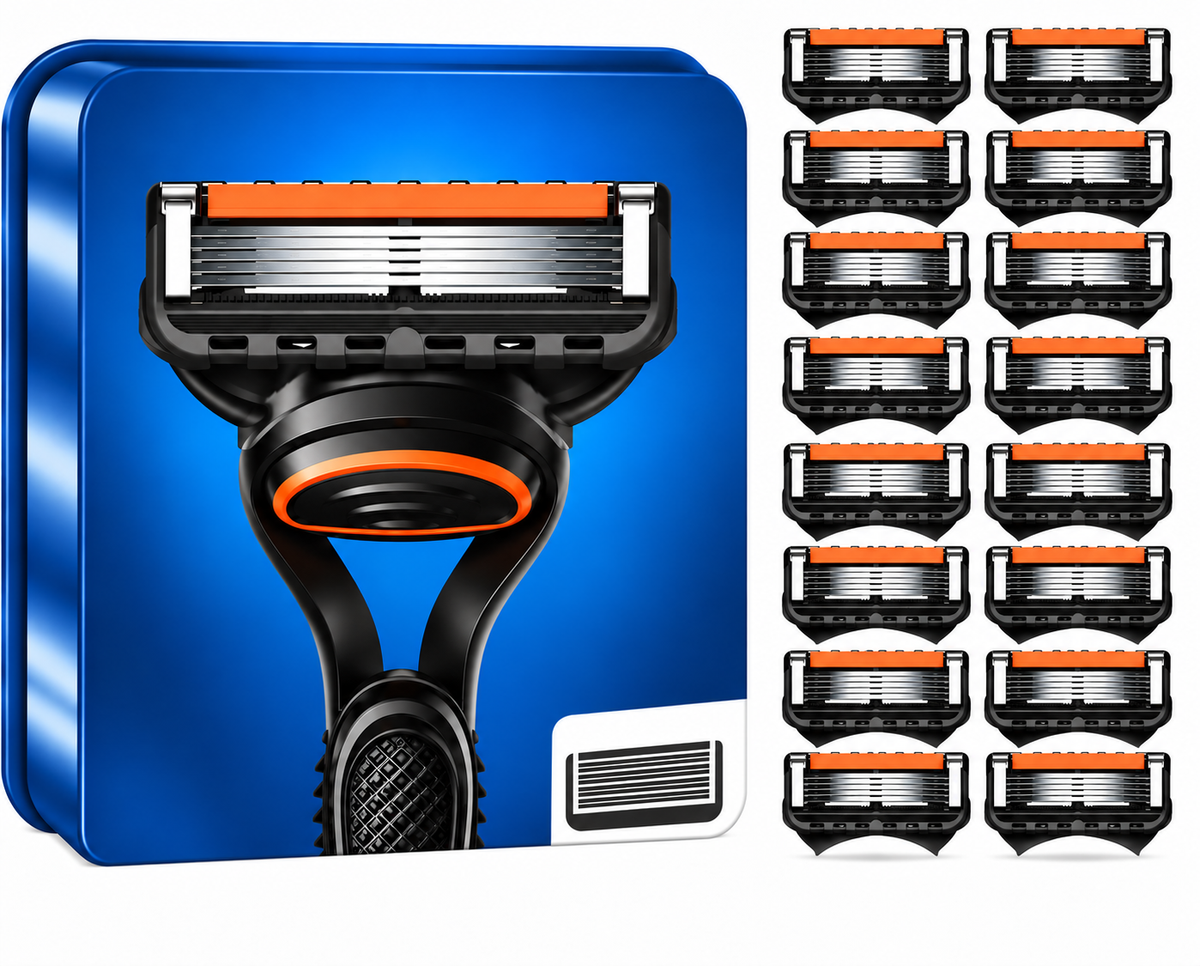 RASIERKLINGEN FÜR GILLETTE FUSION 5 PROGLIDE EDELSTAHL-KLINGEN ERSATZ KLINGEN