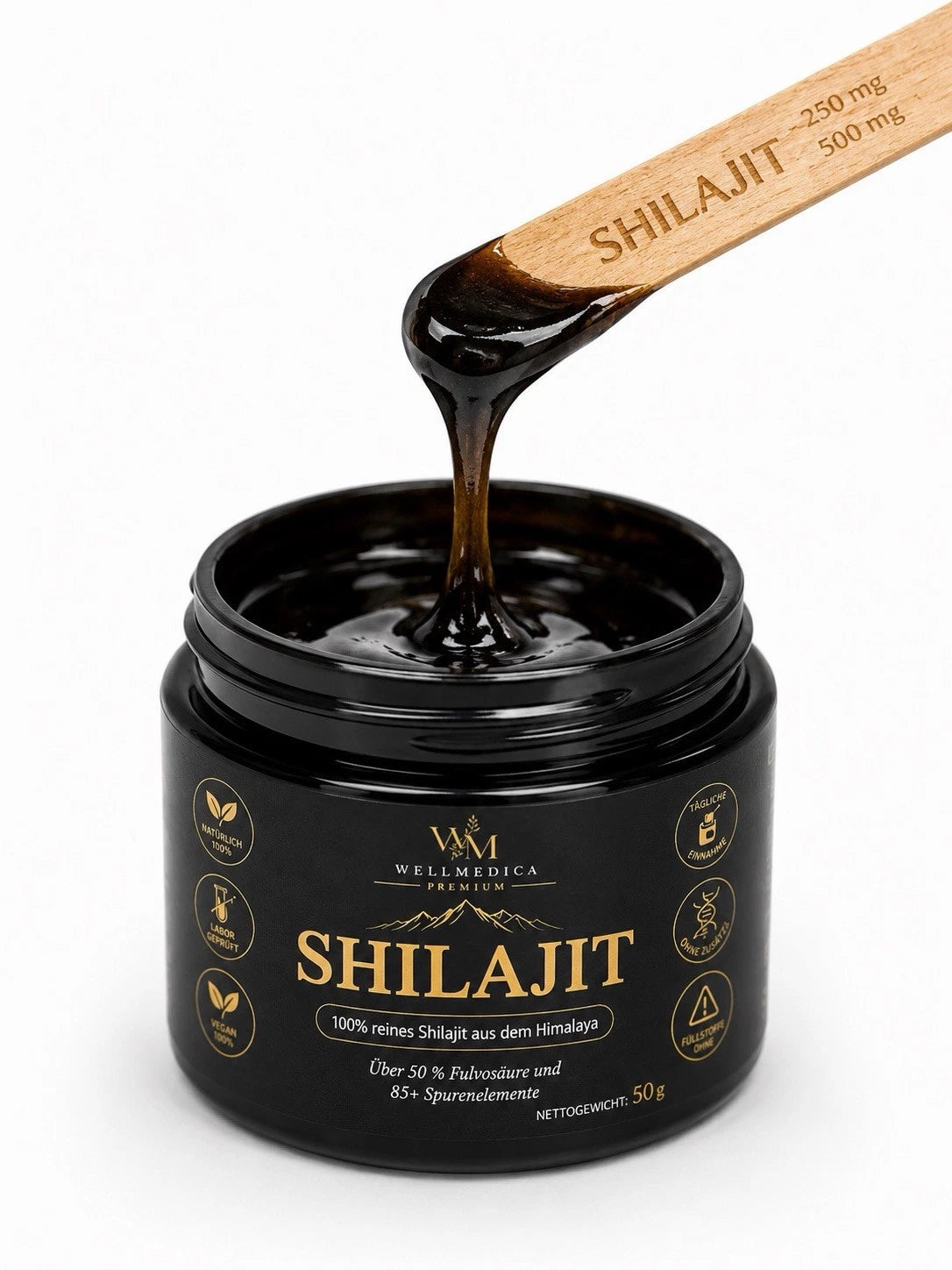 Shilajit Harz – Produktfoto der Verpackung