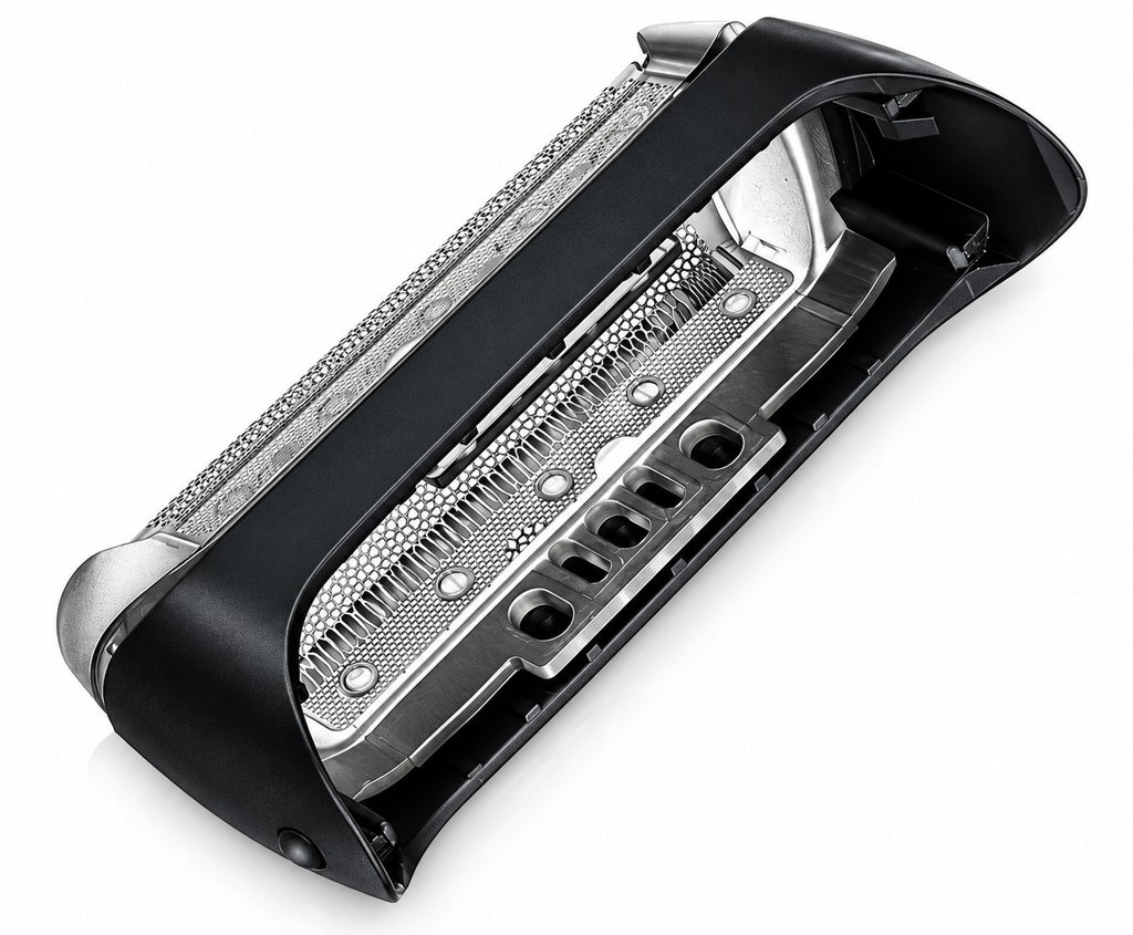 Unterseite der 10B Scherfolie für Braun Series 1 – Innenansicht des Scherfolienrahmens
