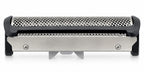 Seitenansicht Scherkopf für Philips BodyGroom – Trimmer mit Edelstahl-Halteblech und Antriebsnase